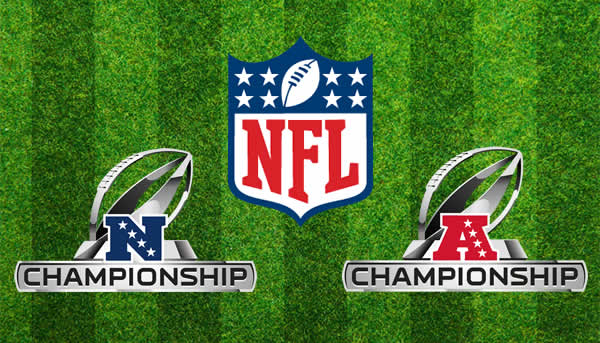 AFC NFC NFL logos