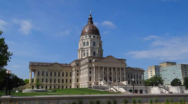 State Capitol building in Kansas