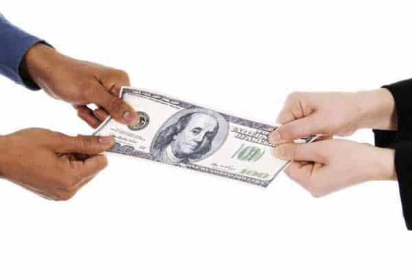 fighting over money