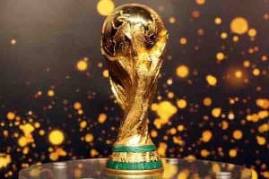 The World Cup trophy is up for grabs