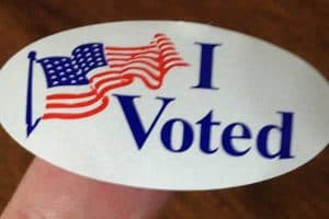 I Voted Sticker