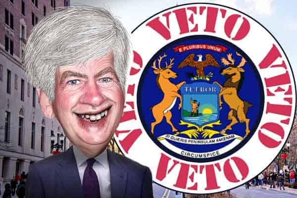 Snyder gets veto happy