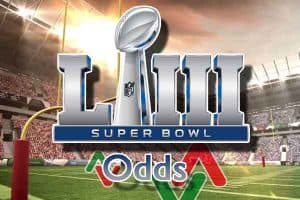 Super Bowl Logo on field