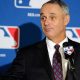 MLB Commissioner Manfred at a press conference
