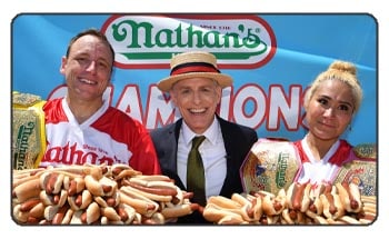 nathans Nathans Hot Dog Contest