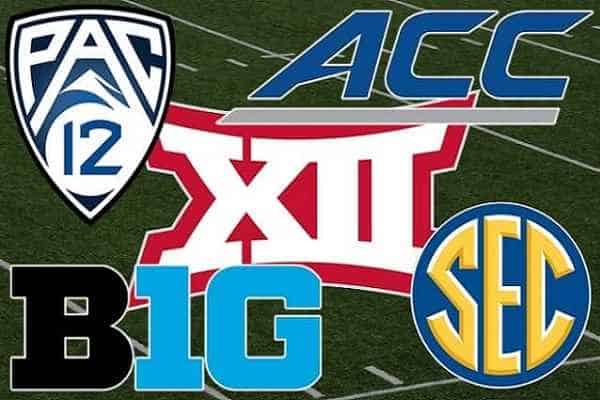 Power 5 NCAAF Conference Logos