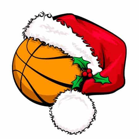 NBA santa hat