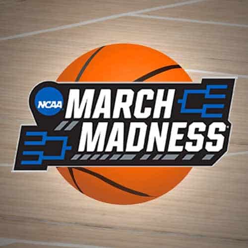 March Madness promo March Madness ball and court