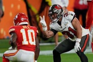 Bucs taunting penalty