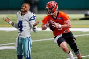 NFL betting on Joe Burrow odds for Dak Prescott