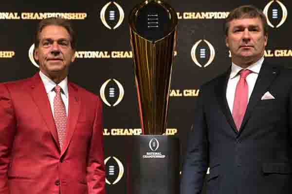 Nick Saban and Kirby Smart CFP 2021-22