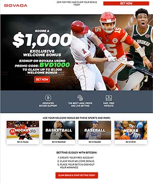bovadascreenshot Bovada Sportsbook