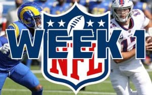image of Josh Allen week 1 Bills betting line 2022