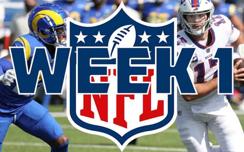 image of Josh Allen week 1 Bills betting line 2022