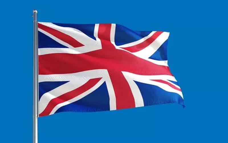 Union Jack flag flying