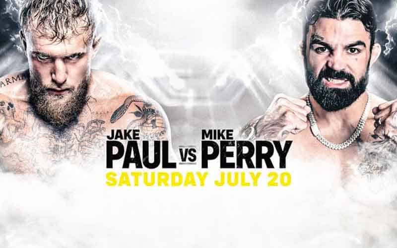 promo for the Mike Perry Jake Paul fight