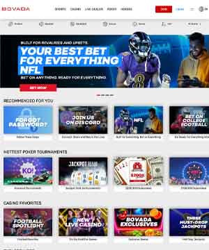 Bovada-homepage Bovada screenshot